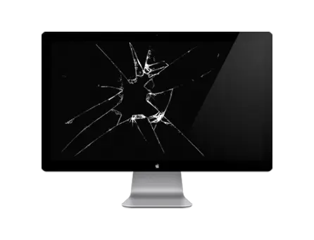 Thunderbolt Display ガラスパネル割れ